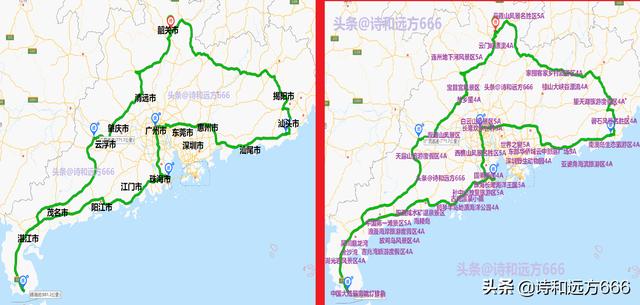 广东省旅游攻略路线