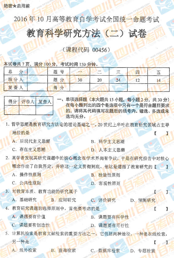 自考网试题的重要性及其应对策略