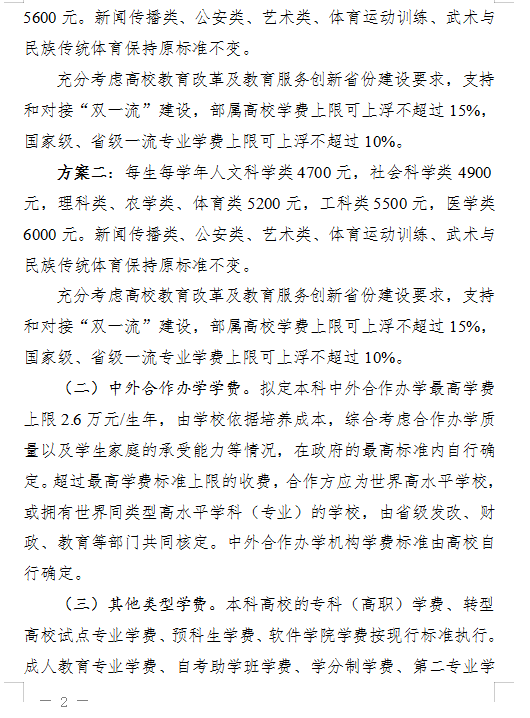 关于吉林省专升本学费的探讨