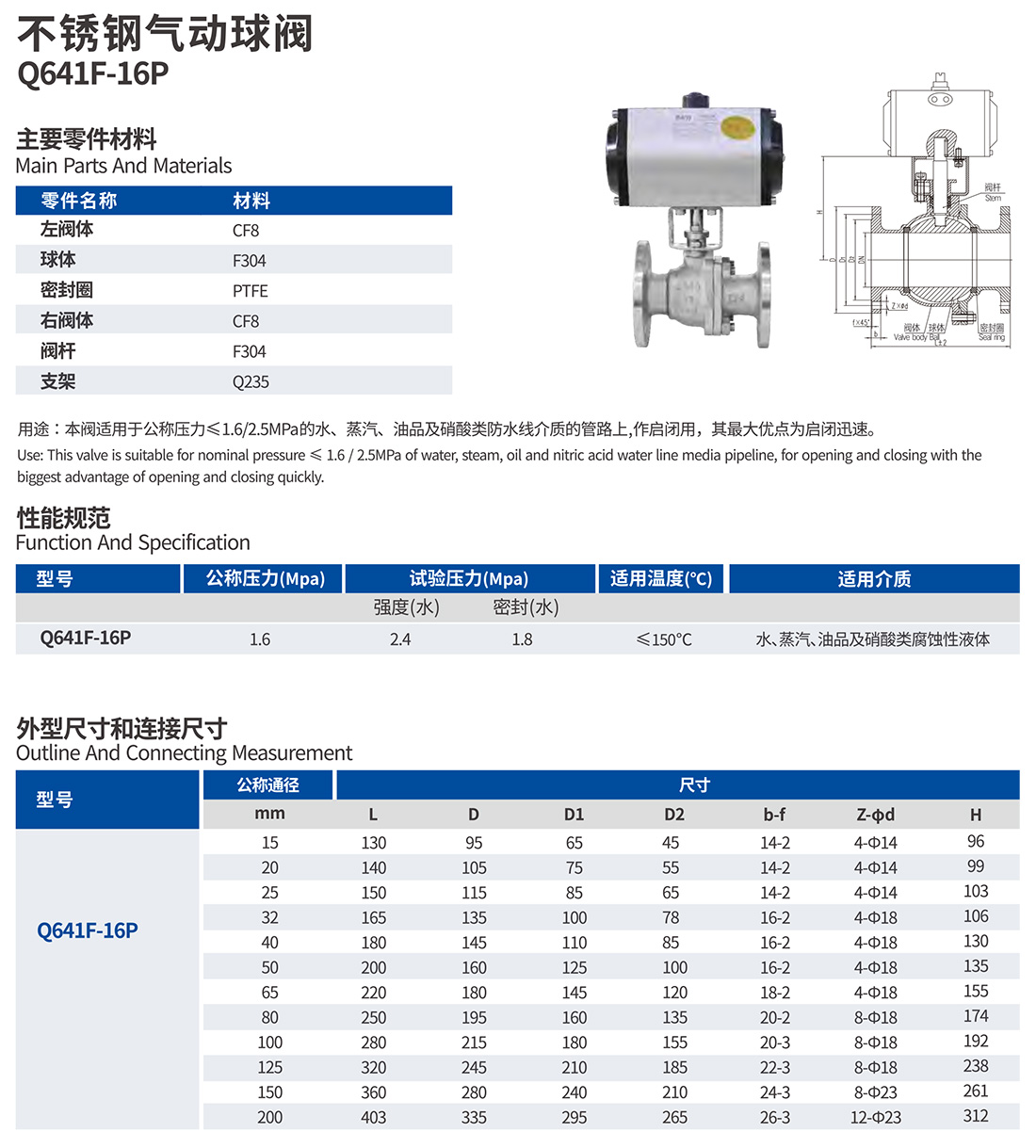 自来水系统中不锈钢气动球阀的应用与价值