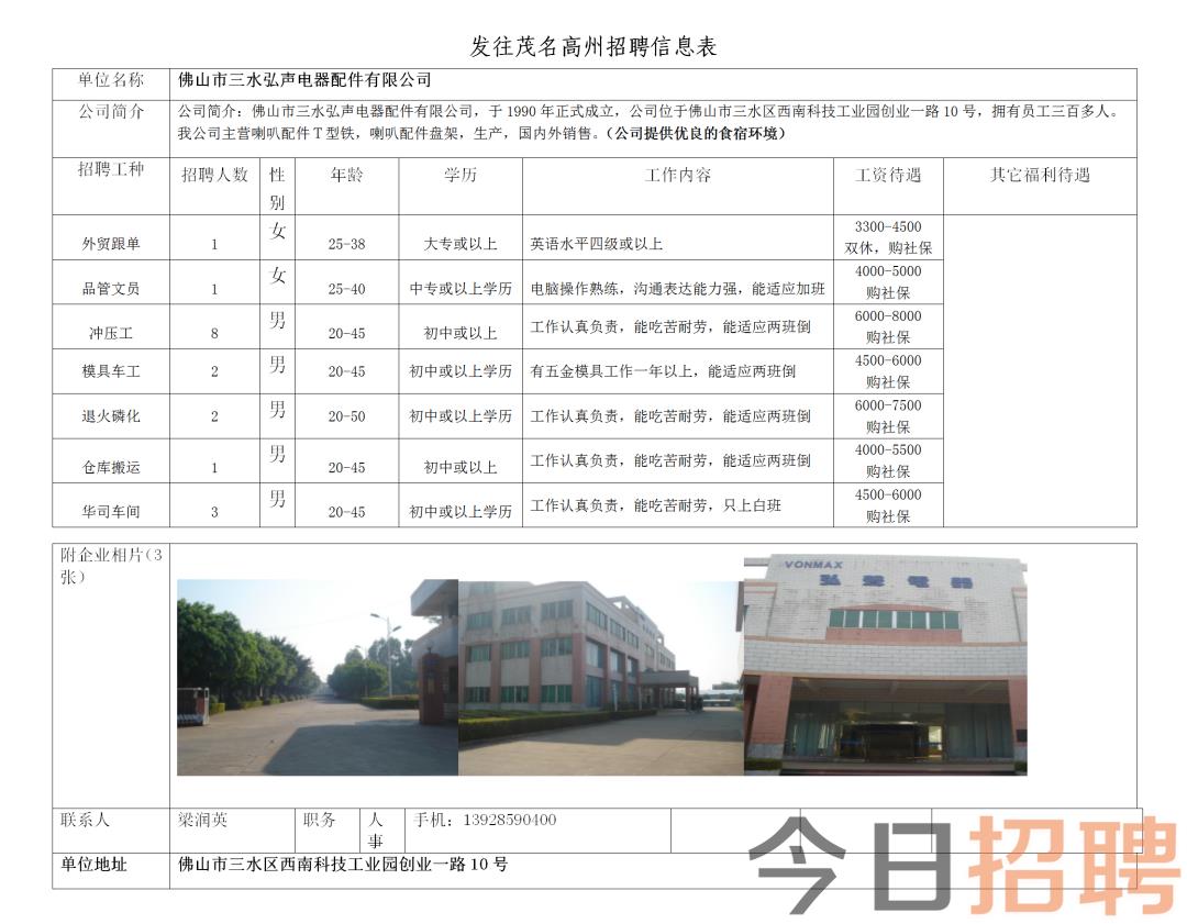 最新招工工厂招聘信息概览